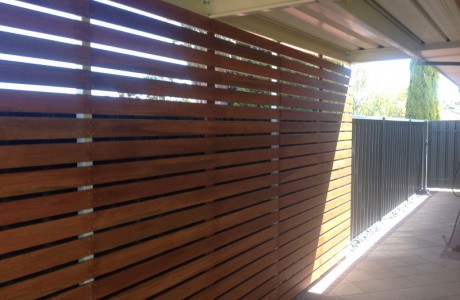 Timber Kapur screening on verandah